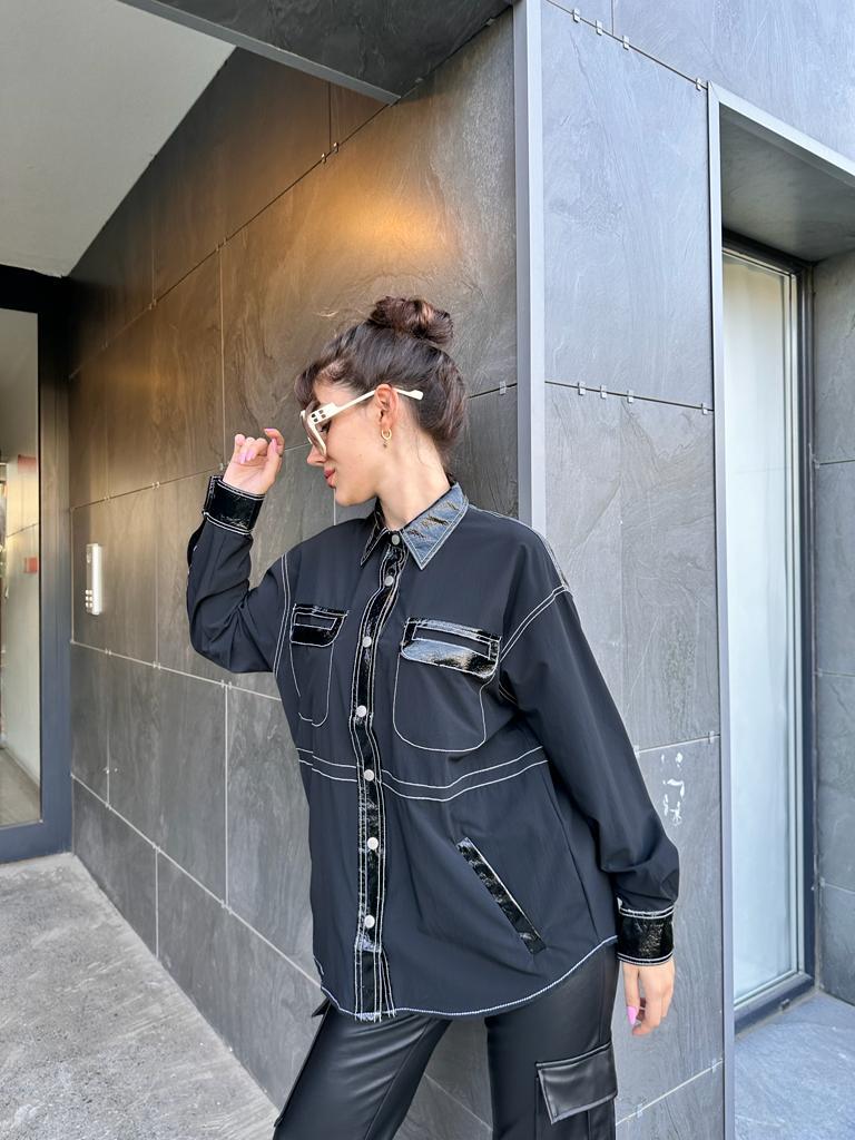 Marka Muadili Rugan Garnili Ceket   1707401