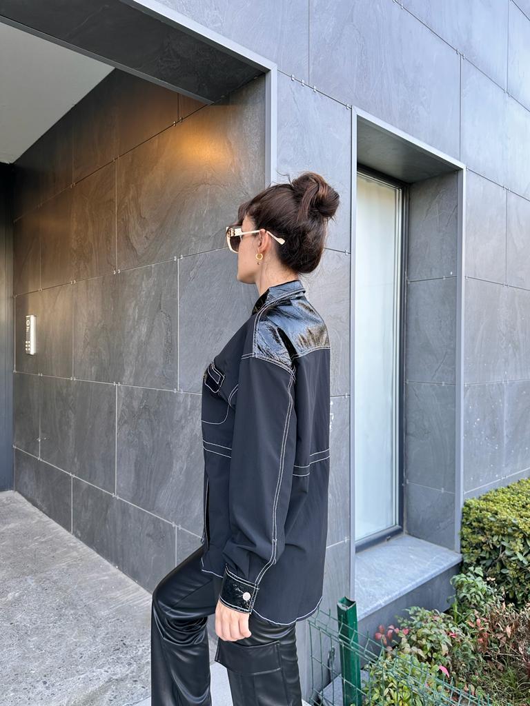 Marka Muadili Rugan Garnili Ceket   1707401