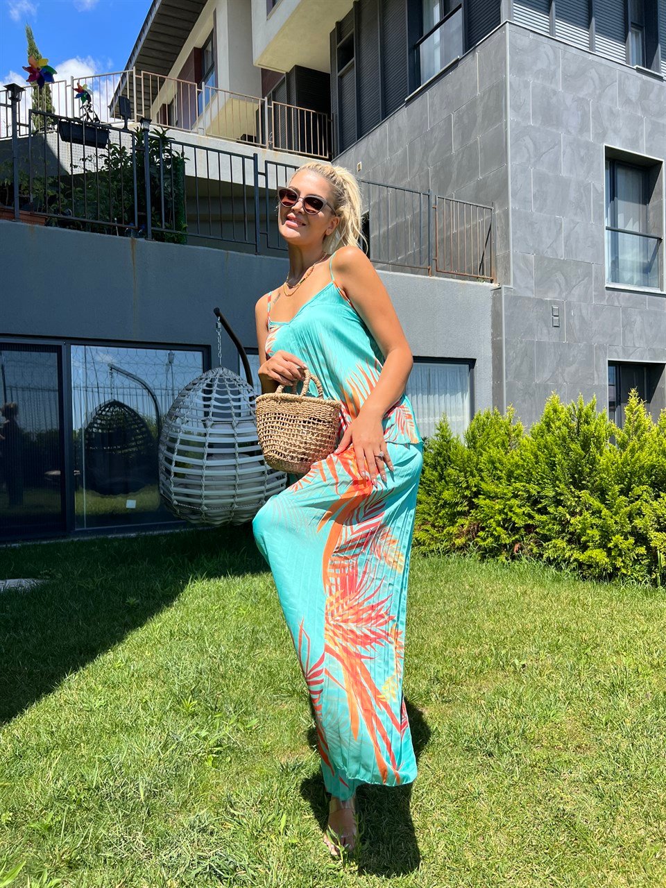 Miami Mint Pantolon Askılı Takım