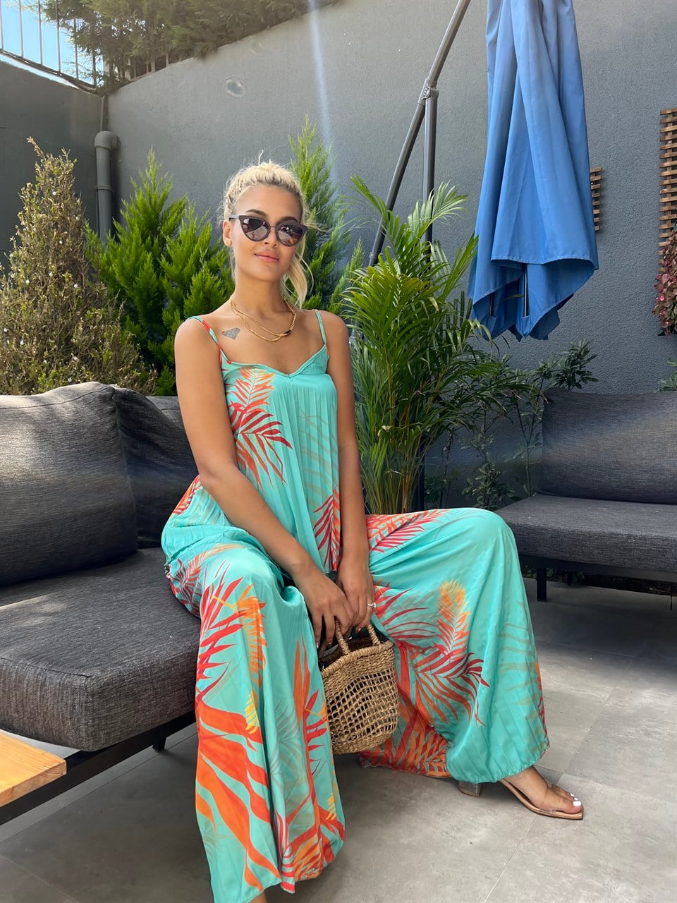Miami Mint Pantolon Askılı Takım