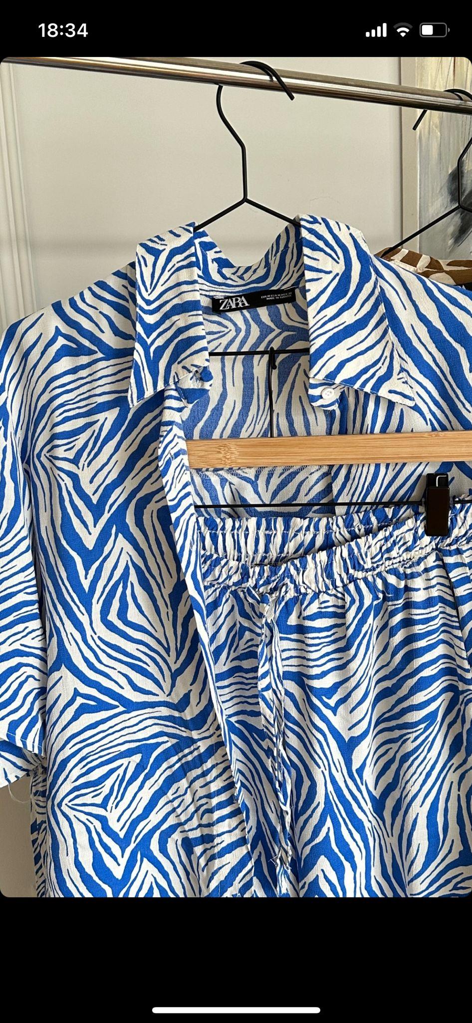 Orijinal Marka Zebra Desen Mavi Takım 0706286