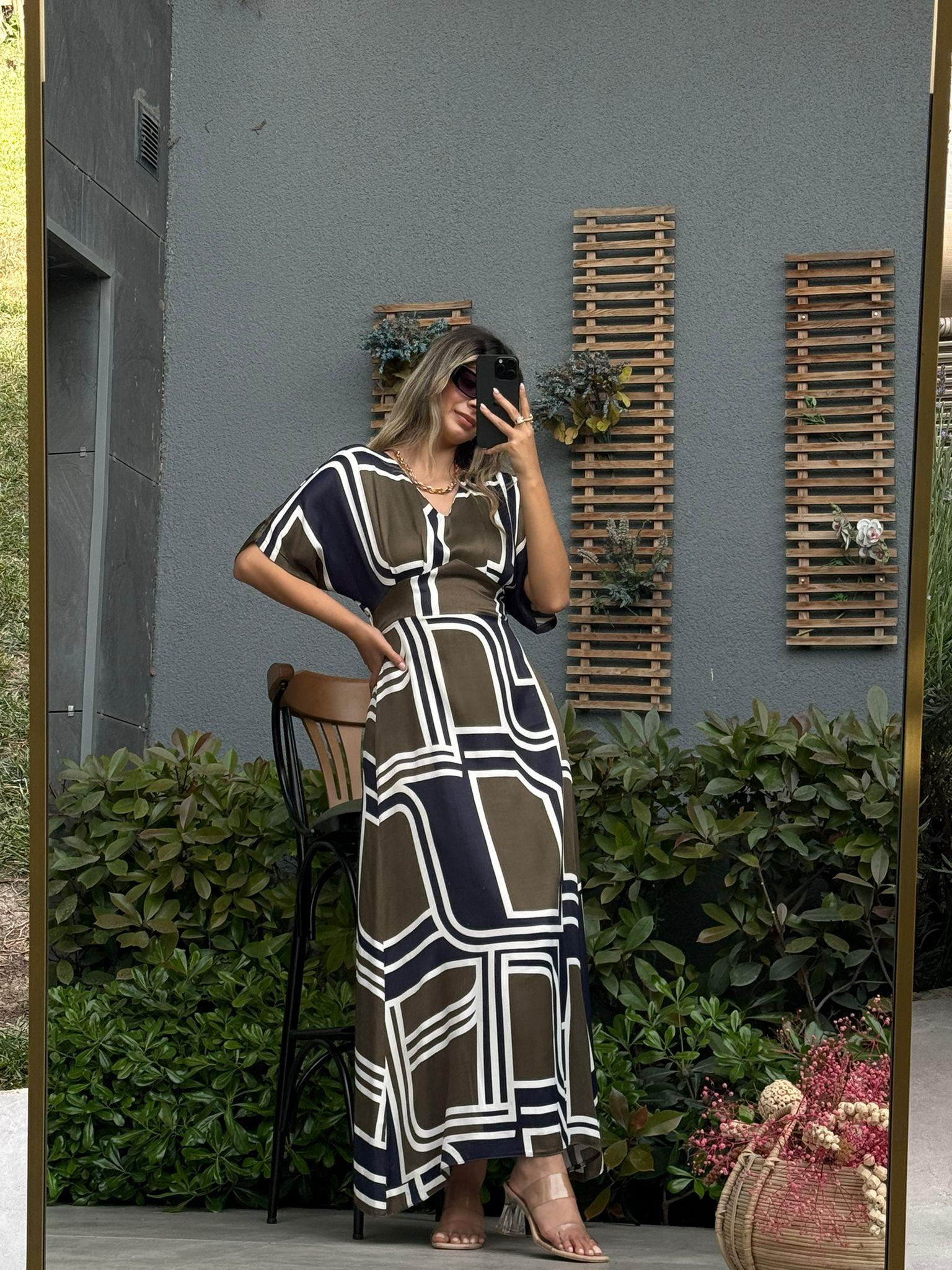 Orjinal Marka Belden Oturtmalı Rozel Elbiseyelb3019inblu