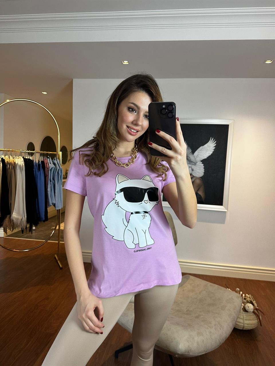Orjinal Marka İkonik Pembe Tshrt 230280