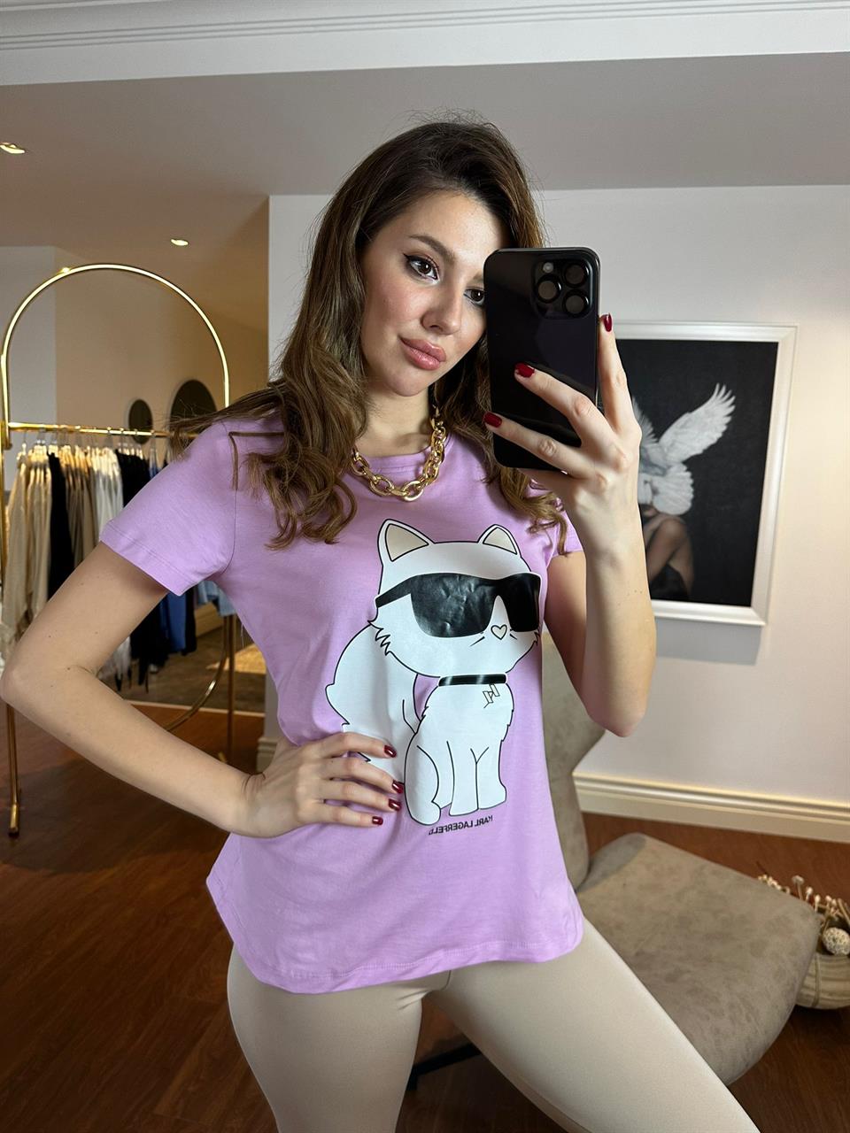 Orjinal Marka İkonik Pembe Tshrt 230280