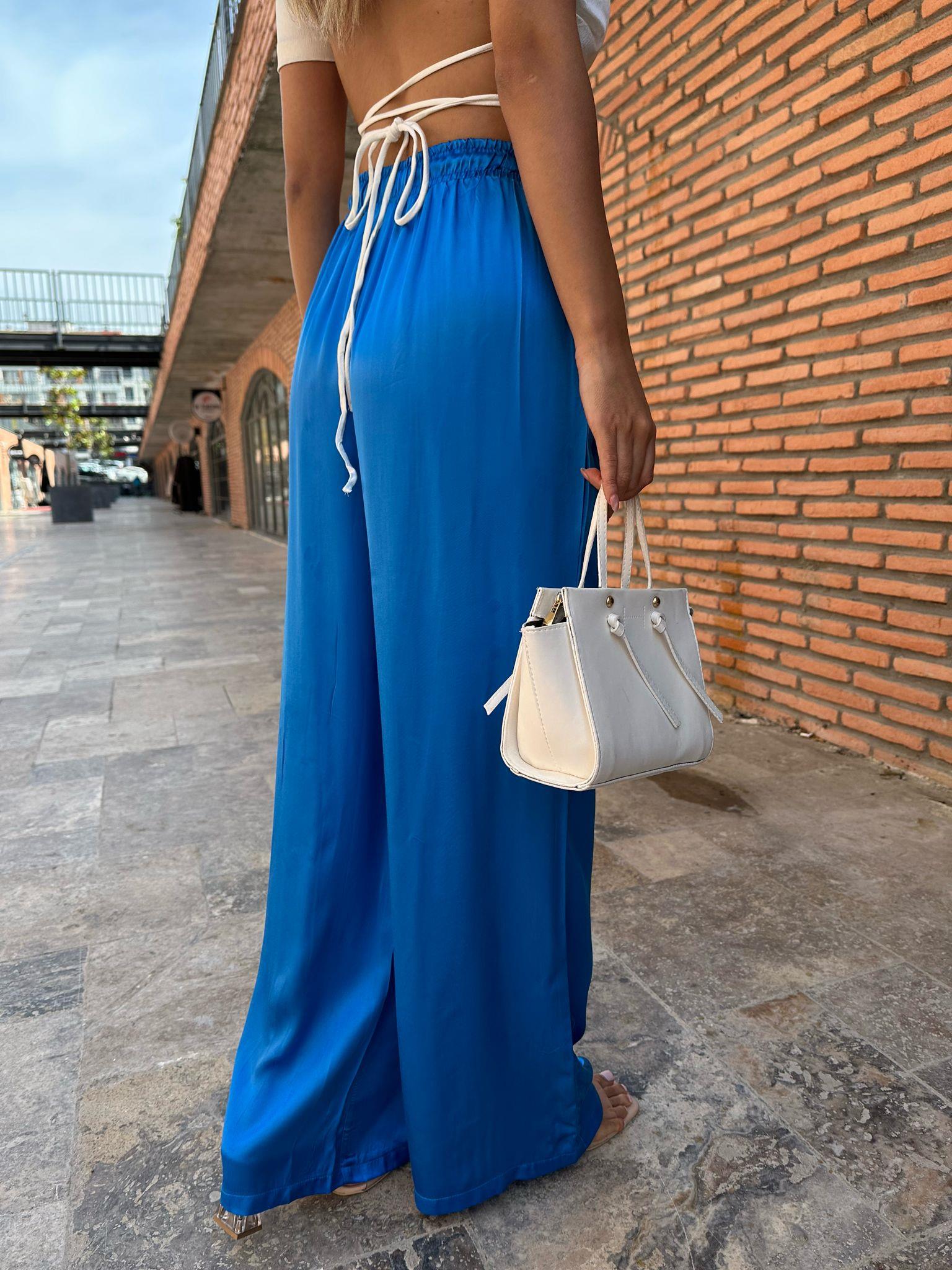 Orjinal Marka Saten Saks Pantolon 07062176