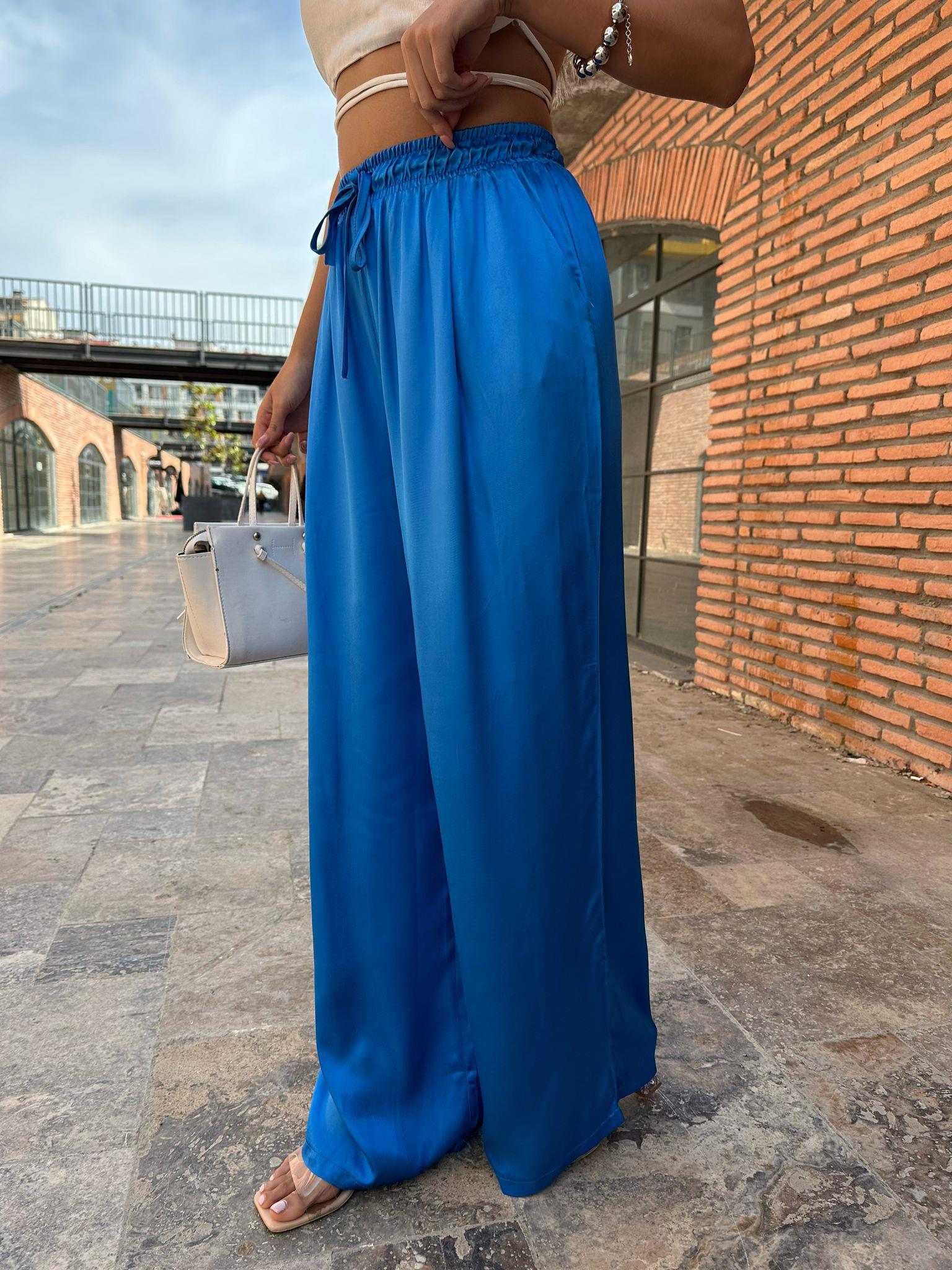 Orjinal Marka Saten Saks Pantolon 07062176