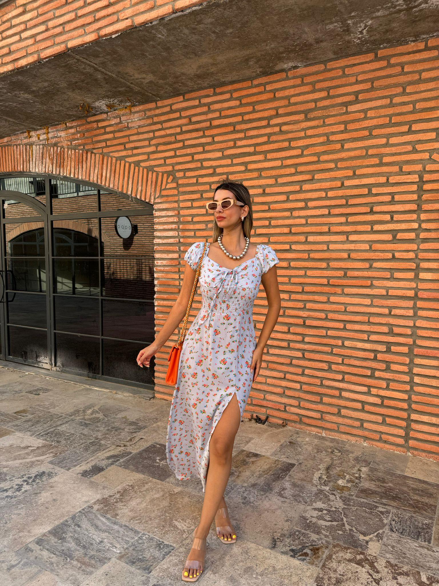 Pera Çıtır Desen Soft Açık Mavi Viskon Elbise 070621150