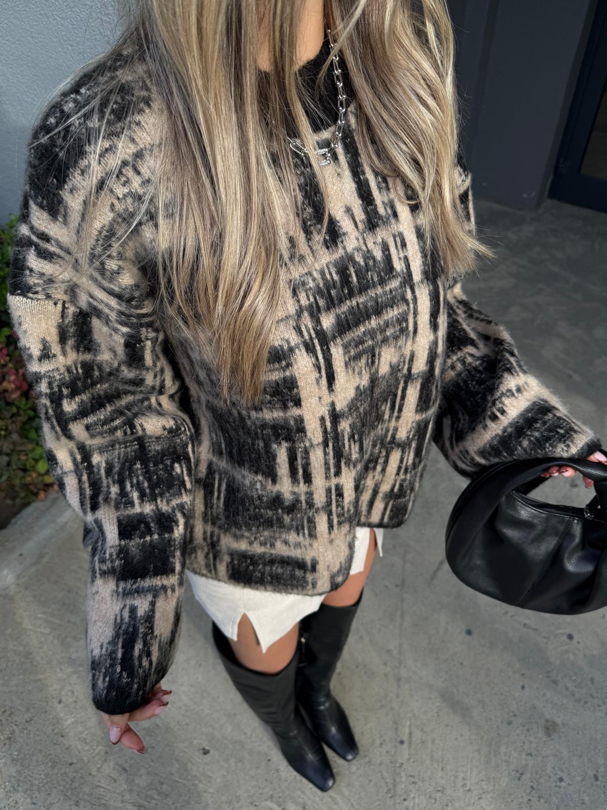 Pinterest Geniş Kol Soft Kazak kzk2108msy