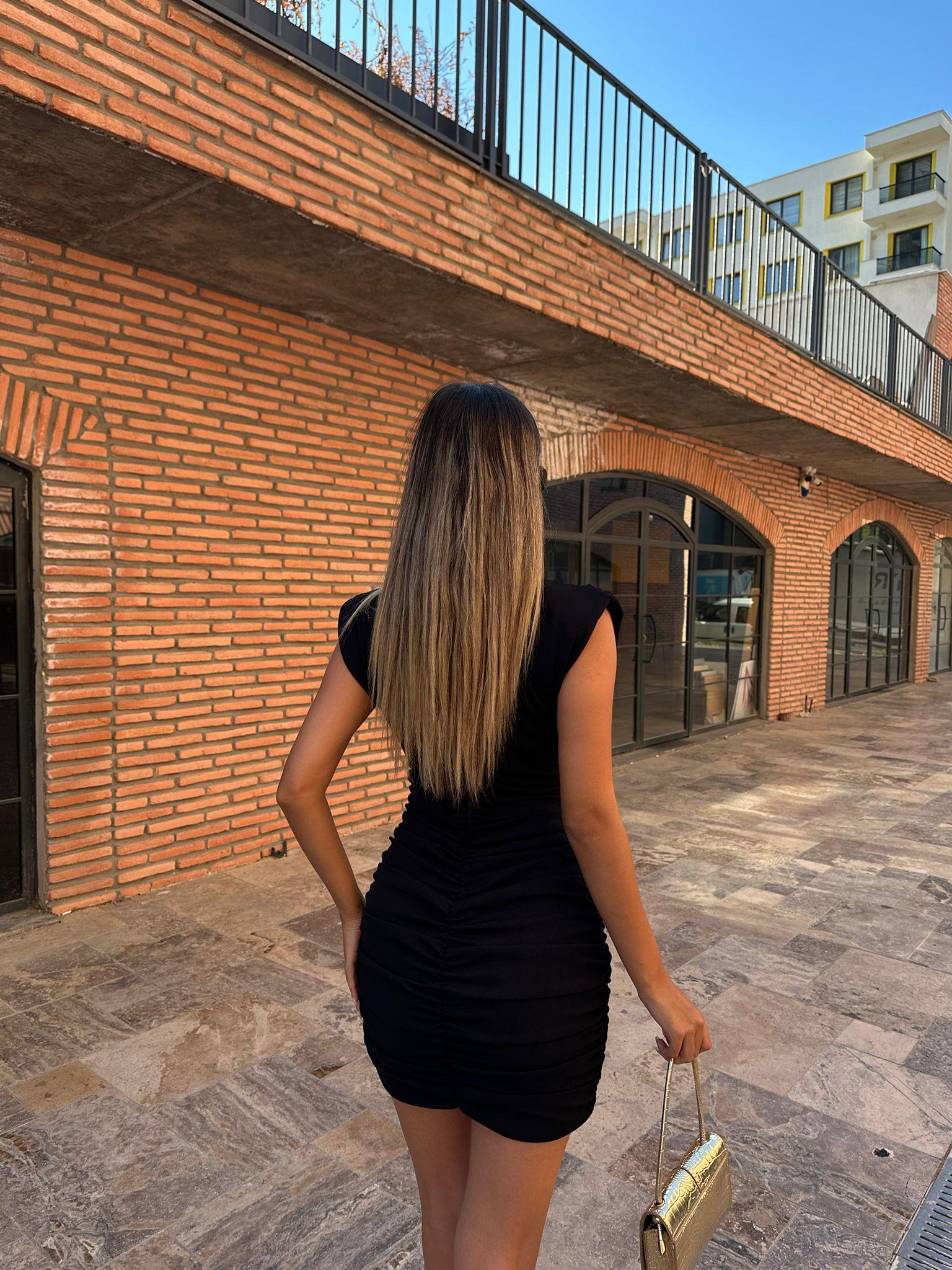 Romina Siyah Elbise 070621217