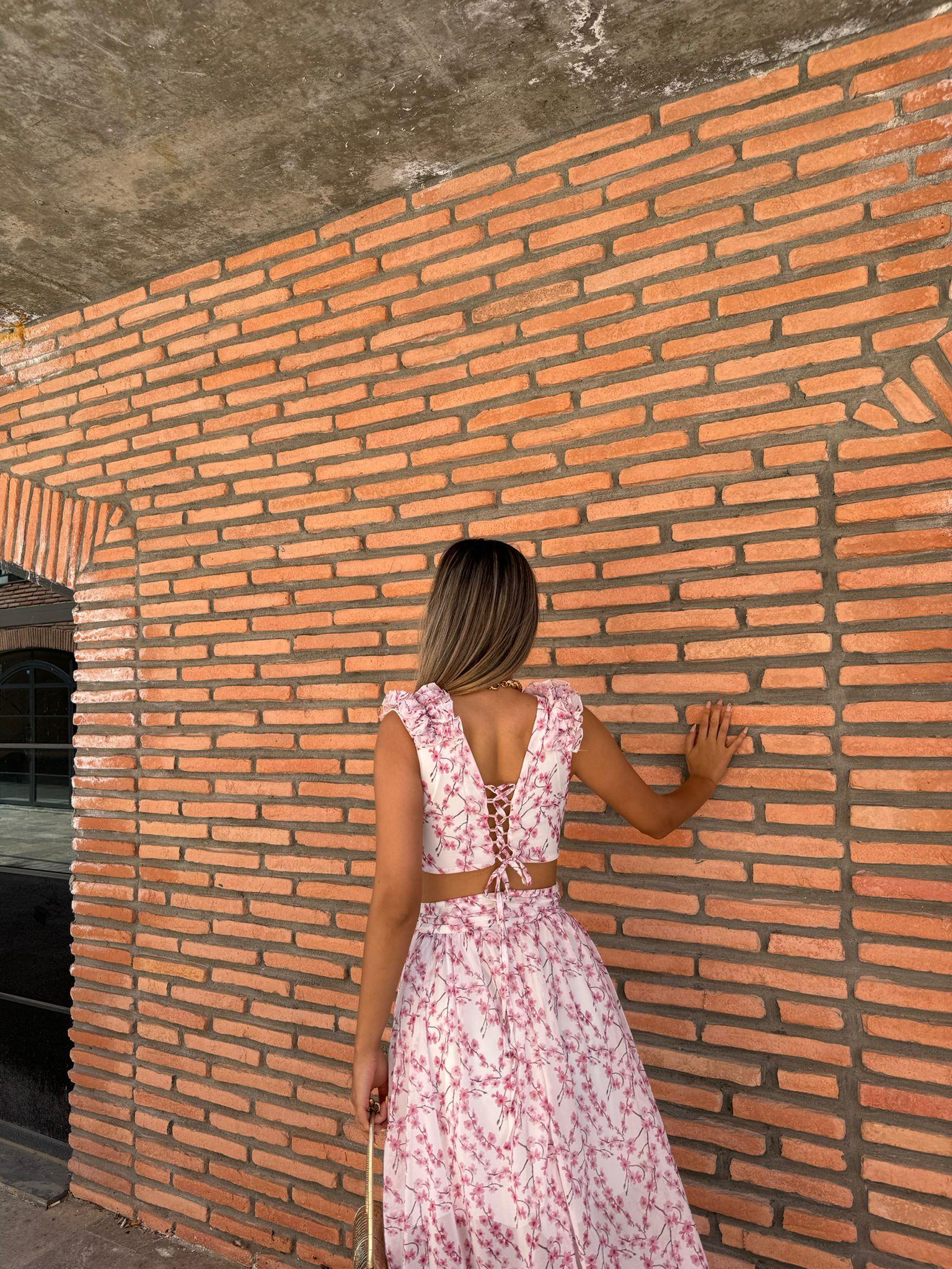 Solsa Pembe Tasarım Elbise 07062157