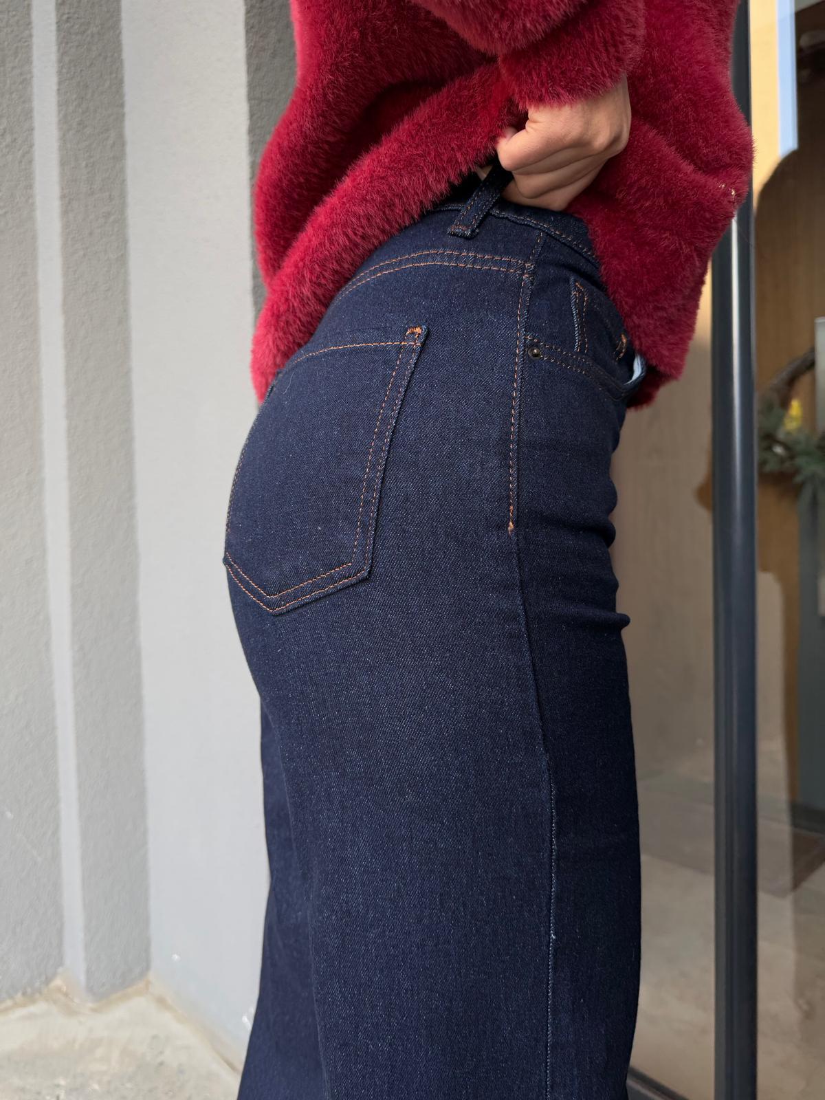 Straight Koyu Palazzo Jean pnt2150swmn