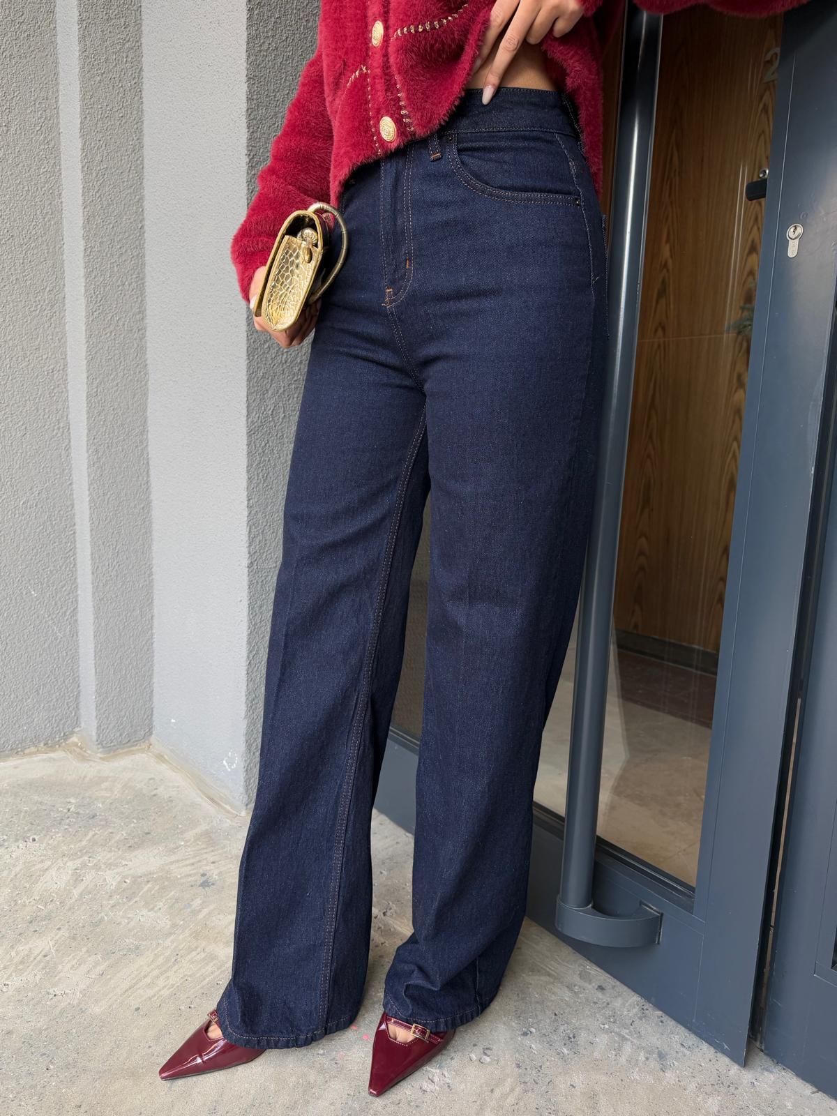 Straight Koyu Palazzo Jean pnt2150swmn