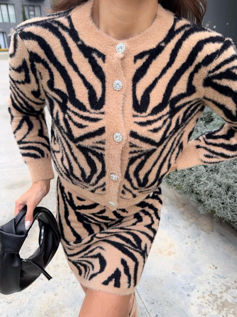 Taş düğme soft zebra takım 1707520