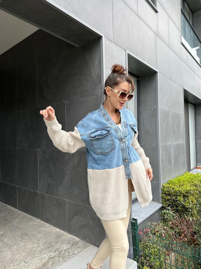 Trilly Jean Garnili Triko Hırka 1707458