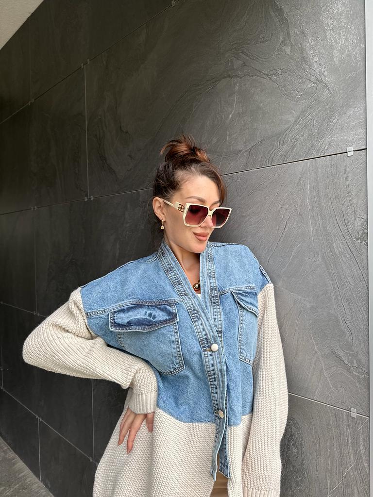 Trilly Jean Garnili Triko Hırka 1707458