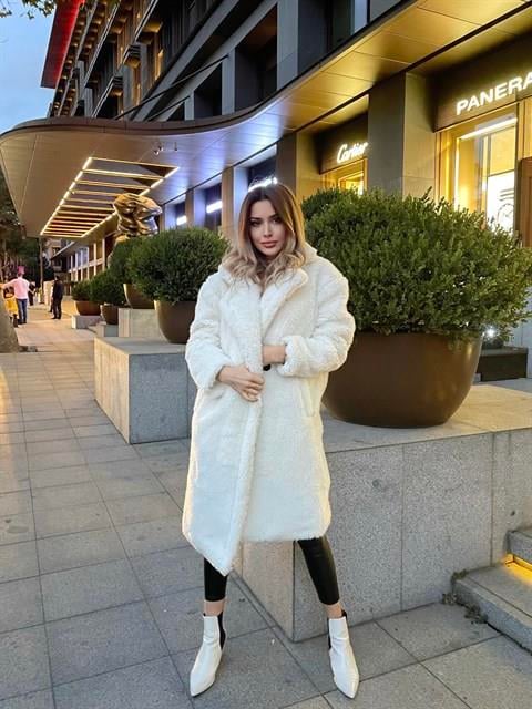 UZUN TEDDY KÜRK BEYAZ