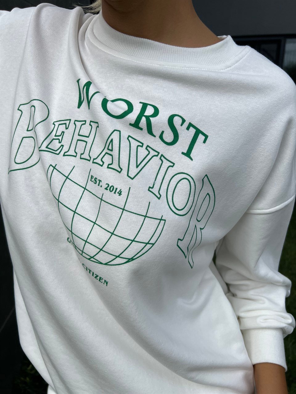 Worst Beyaz İçi Şardonlu Eşofman Takımı