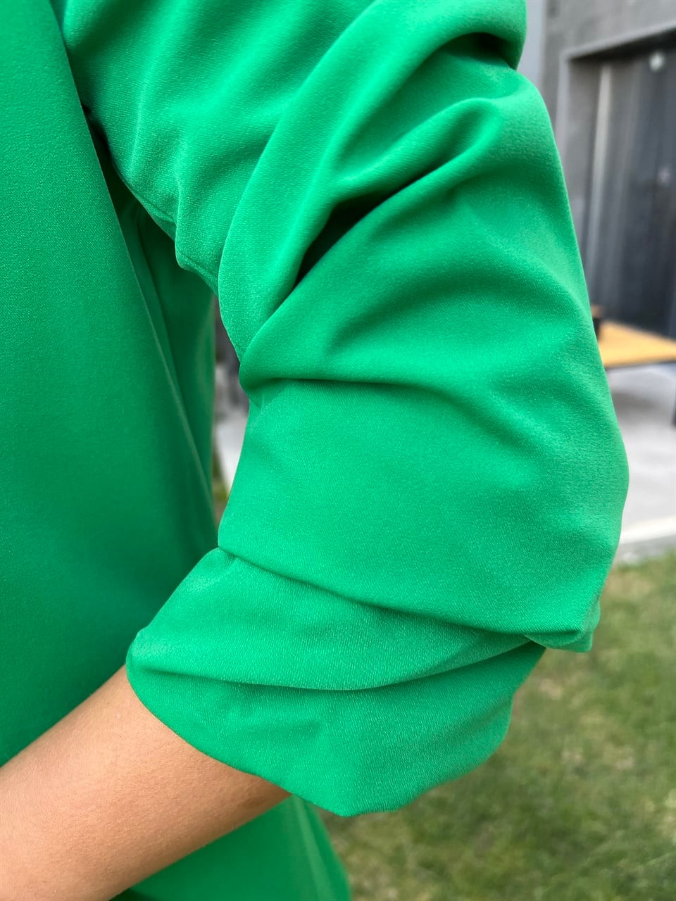 Yeşil Astarlı Blazer Ceket