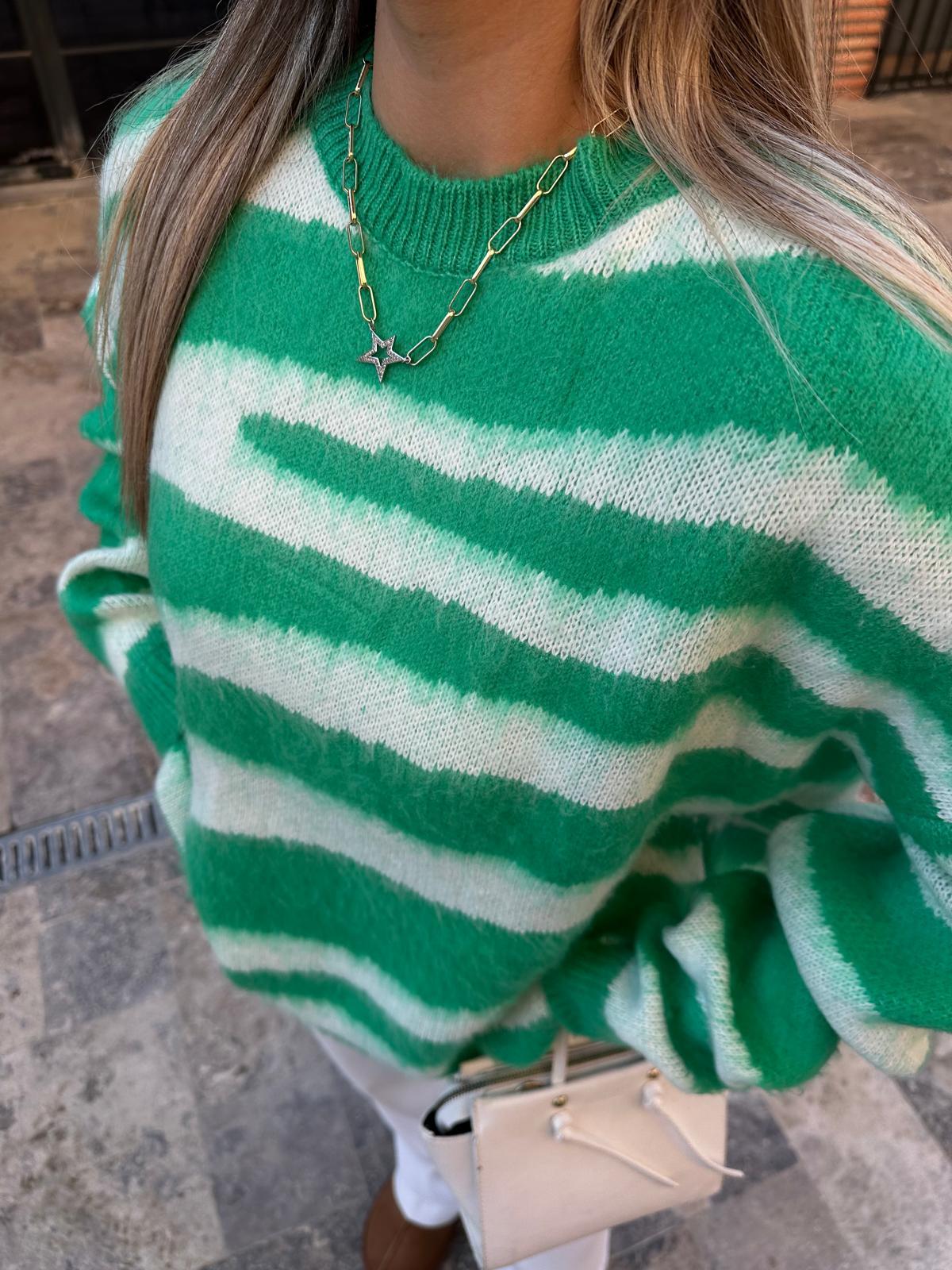 Zebra Desen Soft Kazak Yeşil kzk002rvd