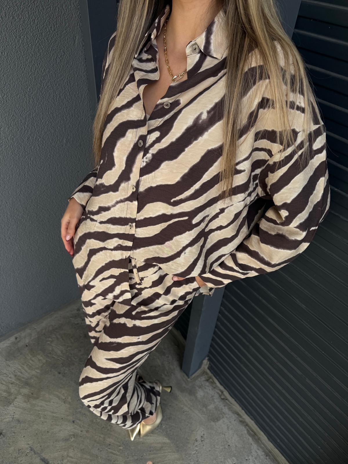Zebra Gömlekli Takım  tkm2202swmn