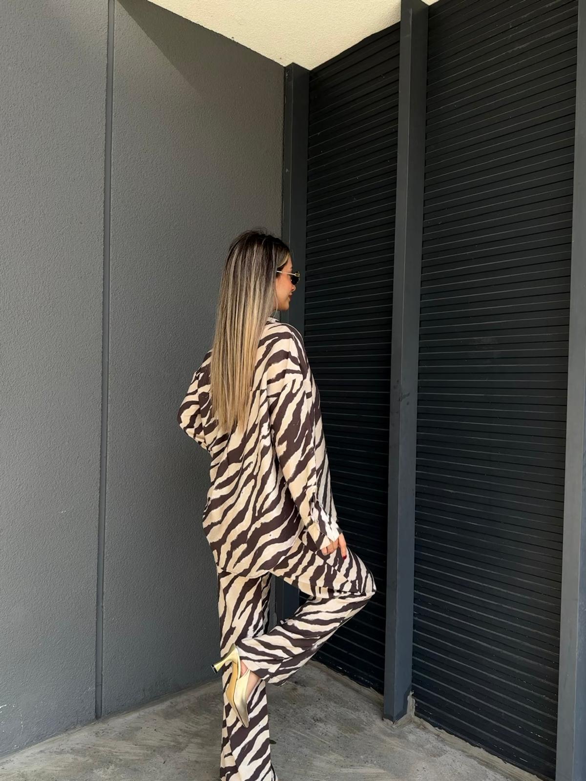 Zebra Gömlekli Takım  tkm2202swmn