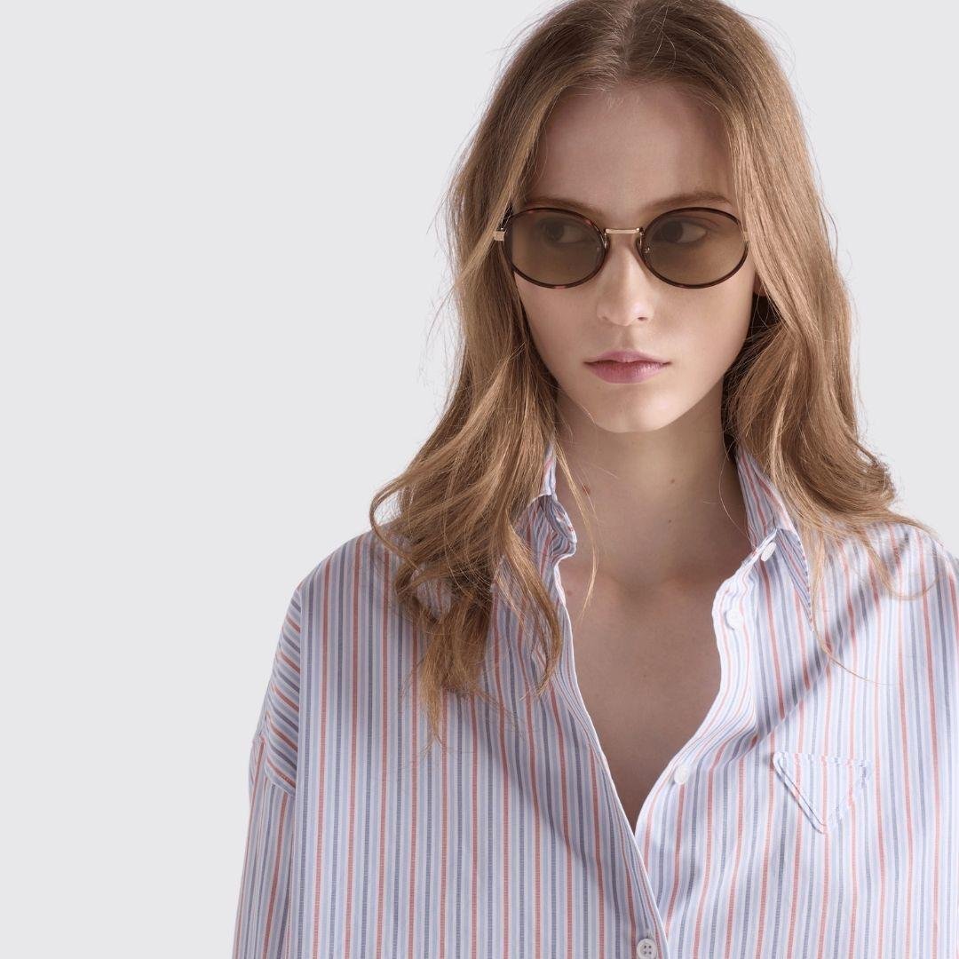 Prada güneş gözlüğü b56 21e-10r 52-20 / unisex güneş gözlüğü
