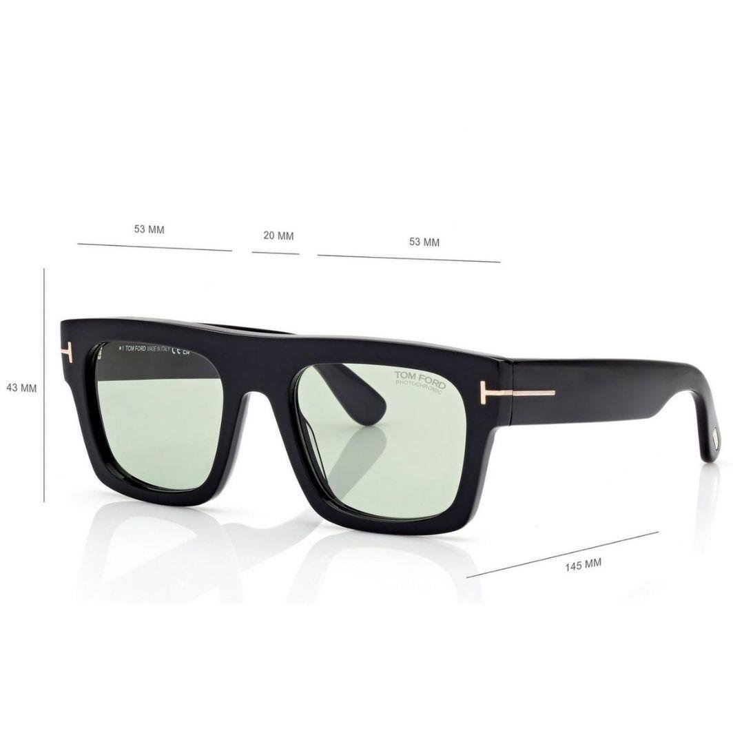 Tom Ford güneş gözlüğü fausto tf711 01n 53-20 (Photochromic) / unisex güneş gözlüğü