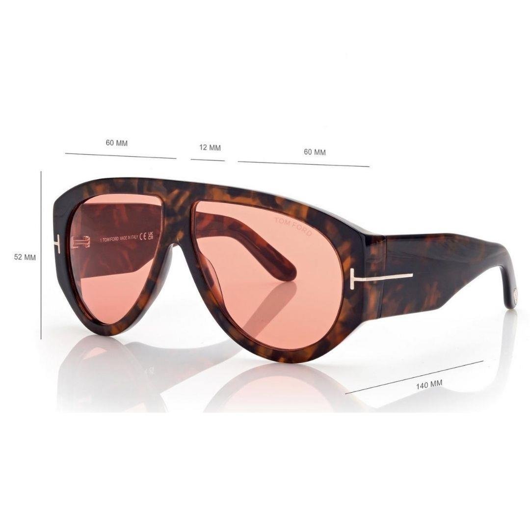 Tom Ford güneş gözlüğü tf1044 Bronson 52s 60-12 / unisex güneş gözlüğü