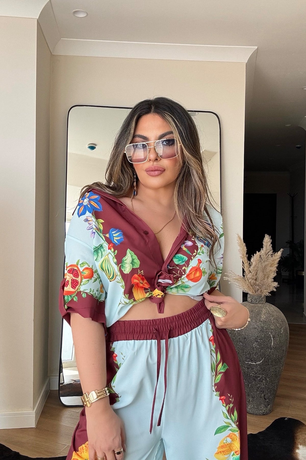Alms Model Tasarım Takım Su Yeşili