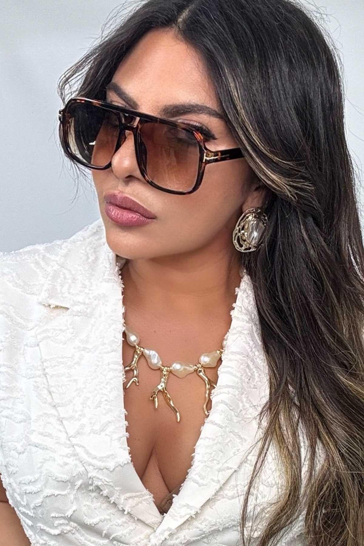 Barok İnci Küpe Gold