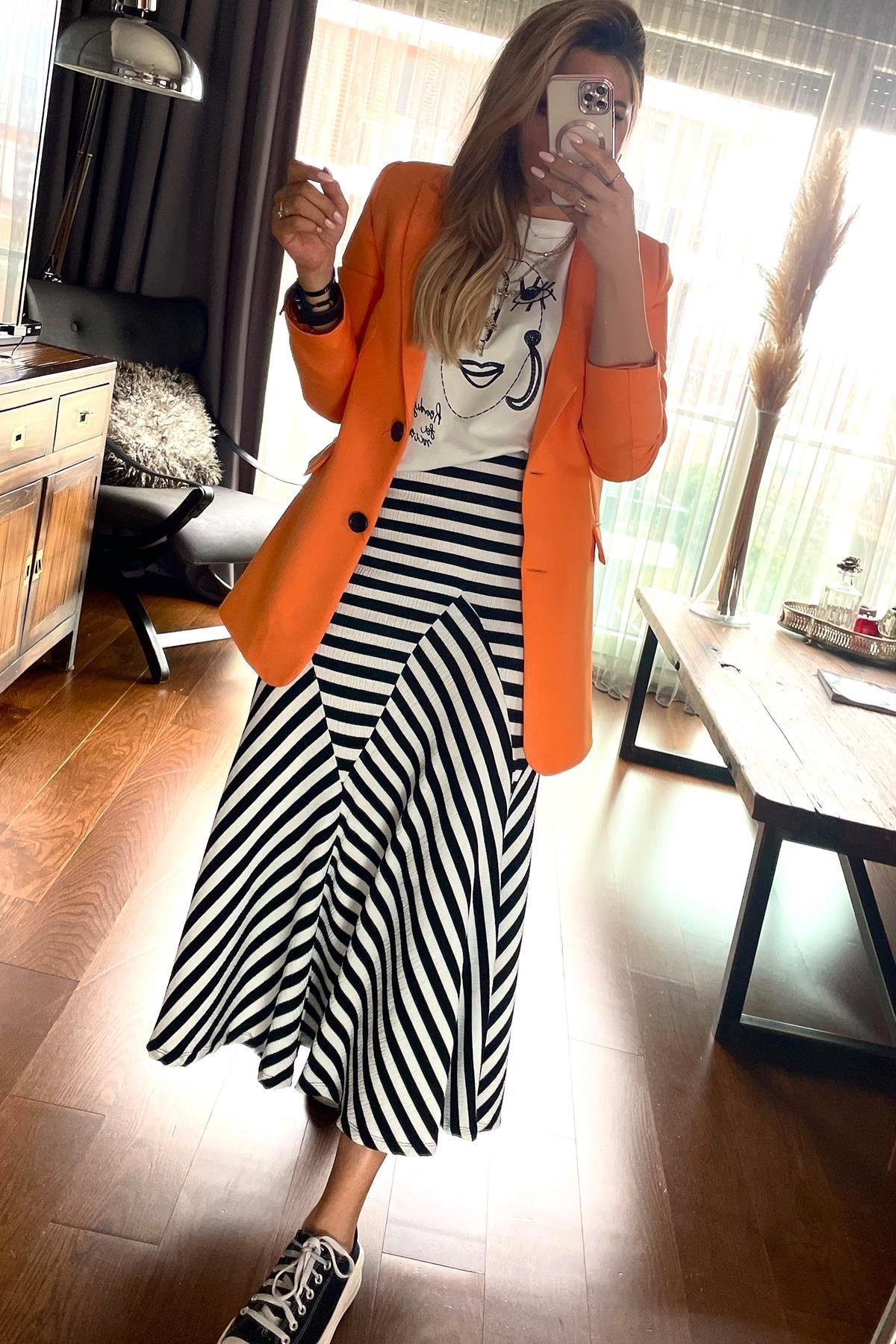 Blazer Ceket Turuncu