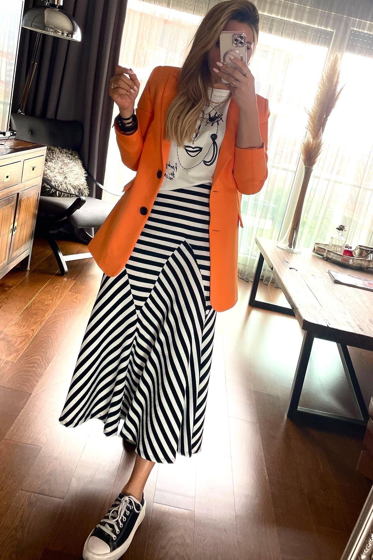 Blazer Ceket Turuncu