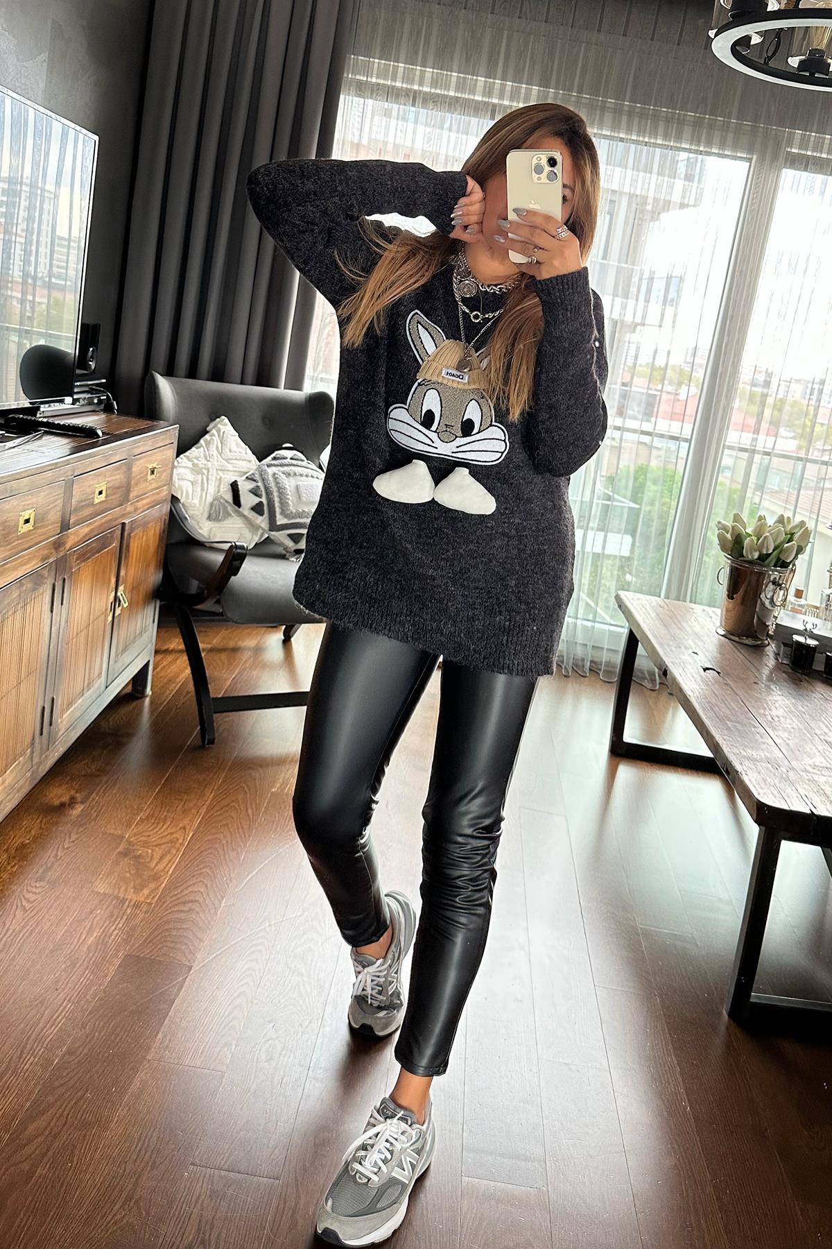 Bunny Kazak Siyah