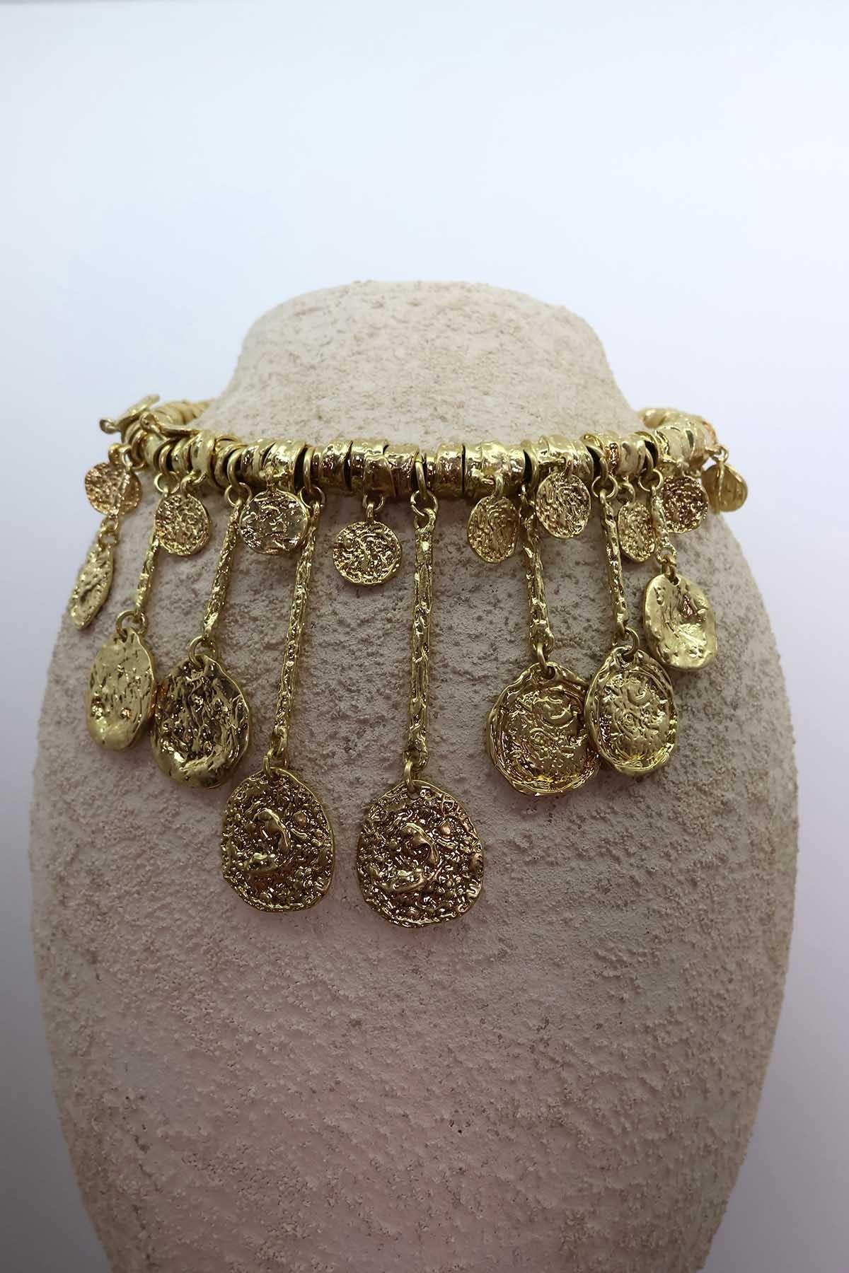 Charmlı Kolye Gold