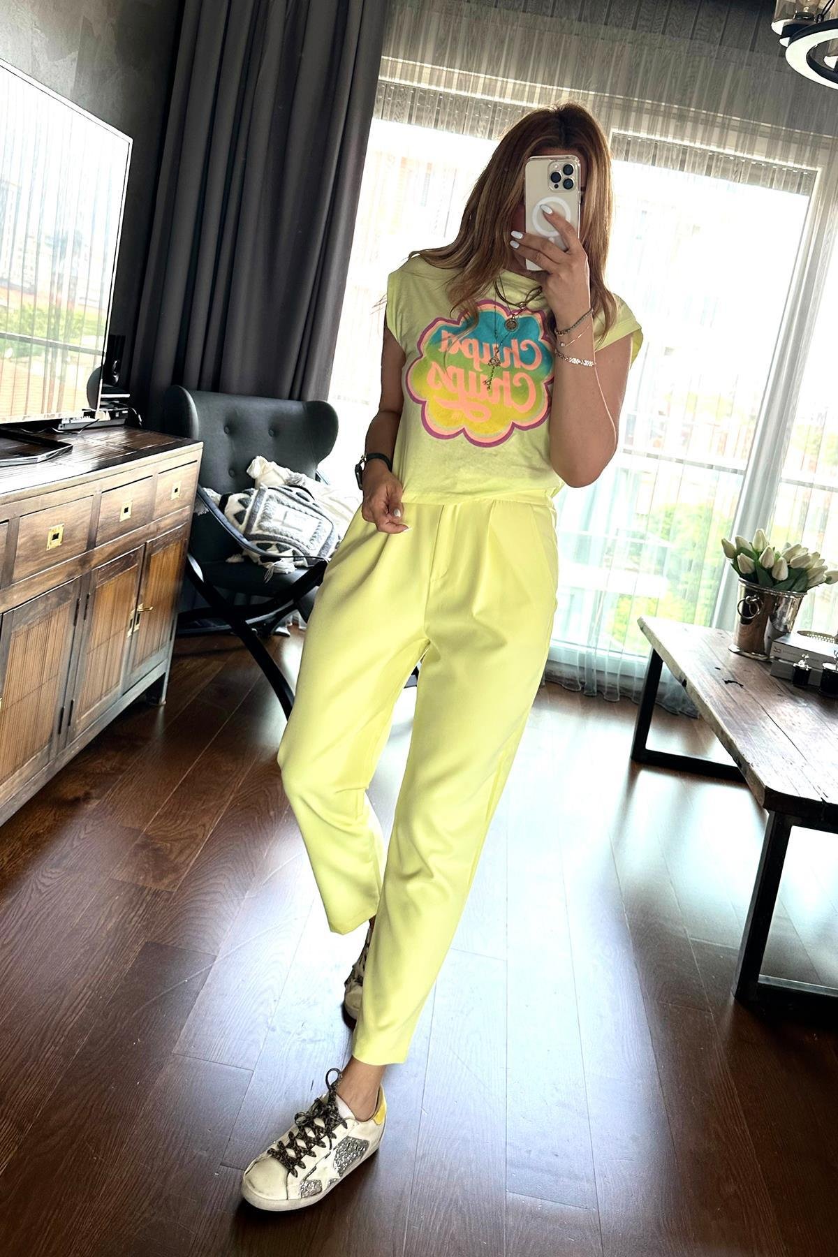 Chupa Chups Tshirt Limon Sarısı