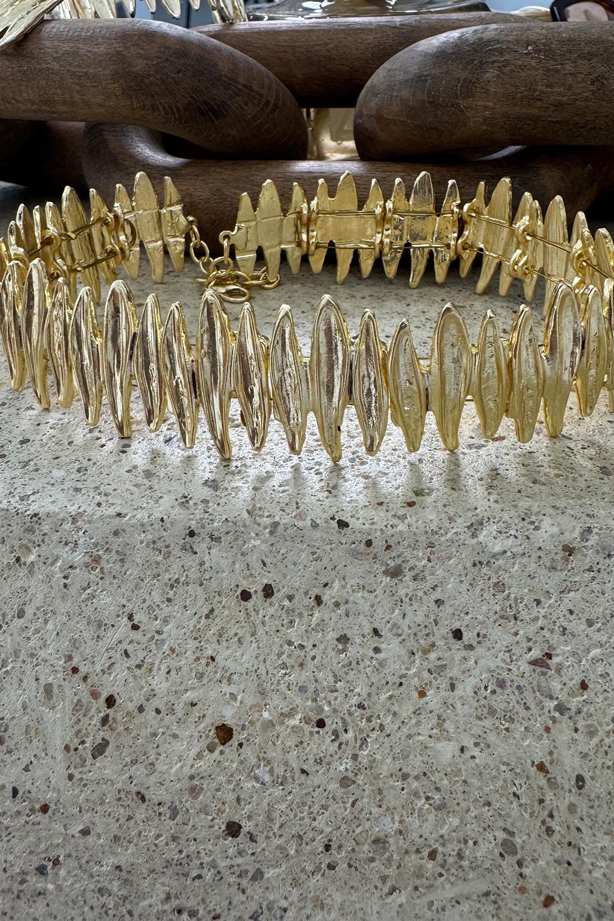 Harmoni Kolye - Küpe Set Gold