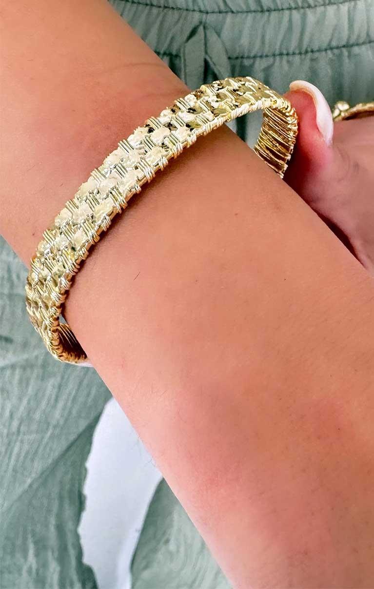 Kader Ağı Bileklik Gold