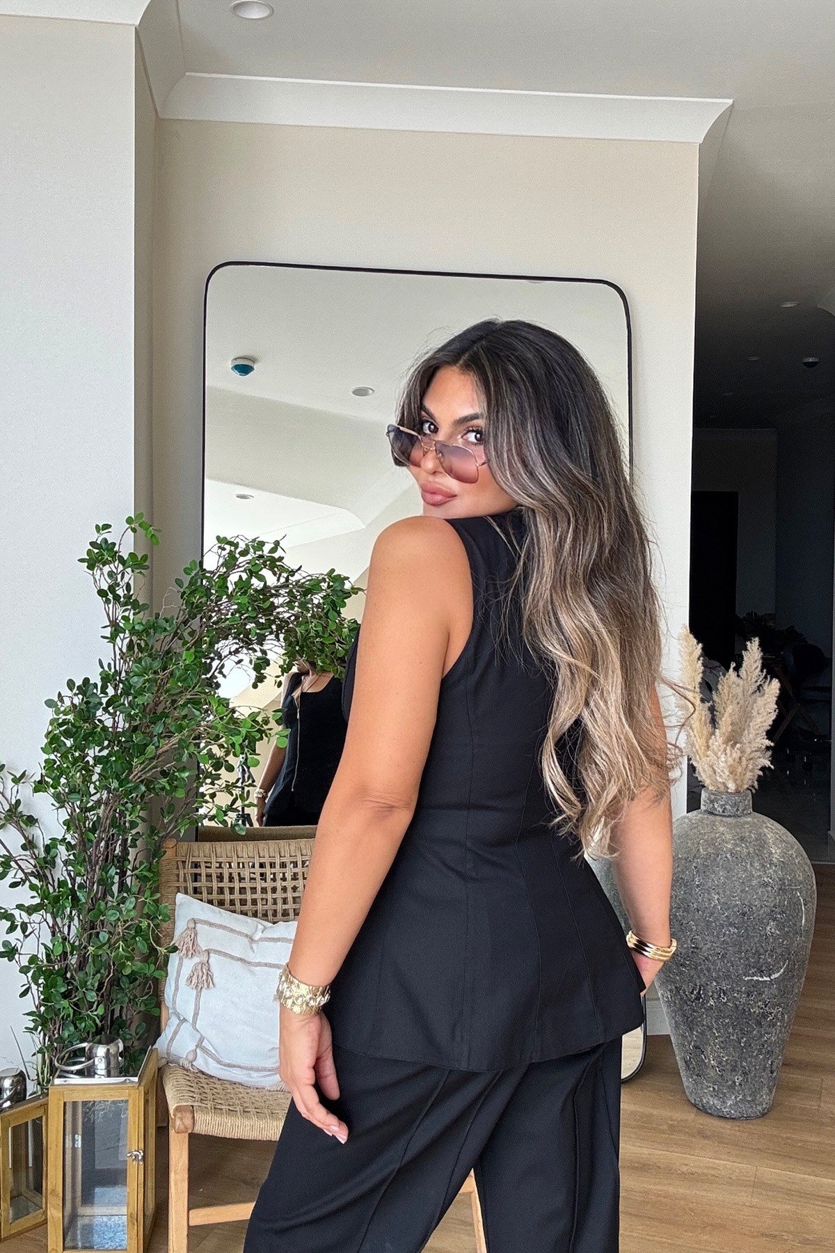 Likralı Korse Model Tasarım Takım Siyah