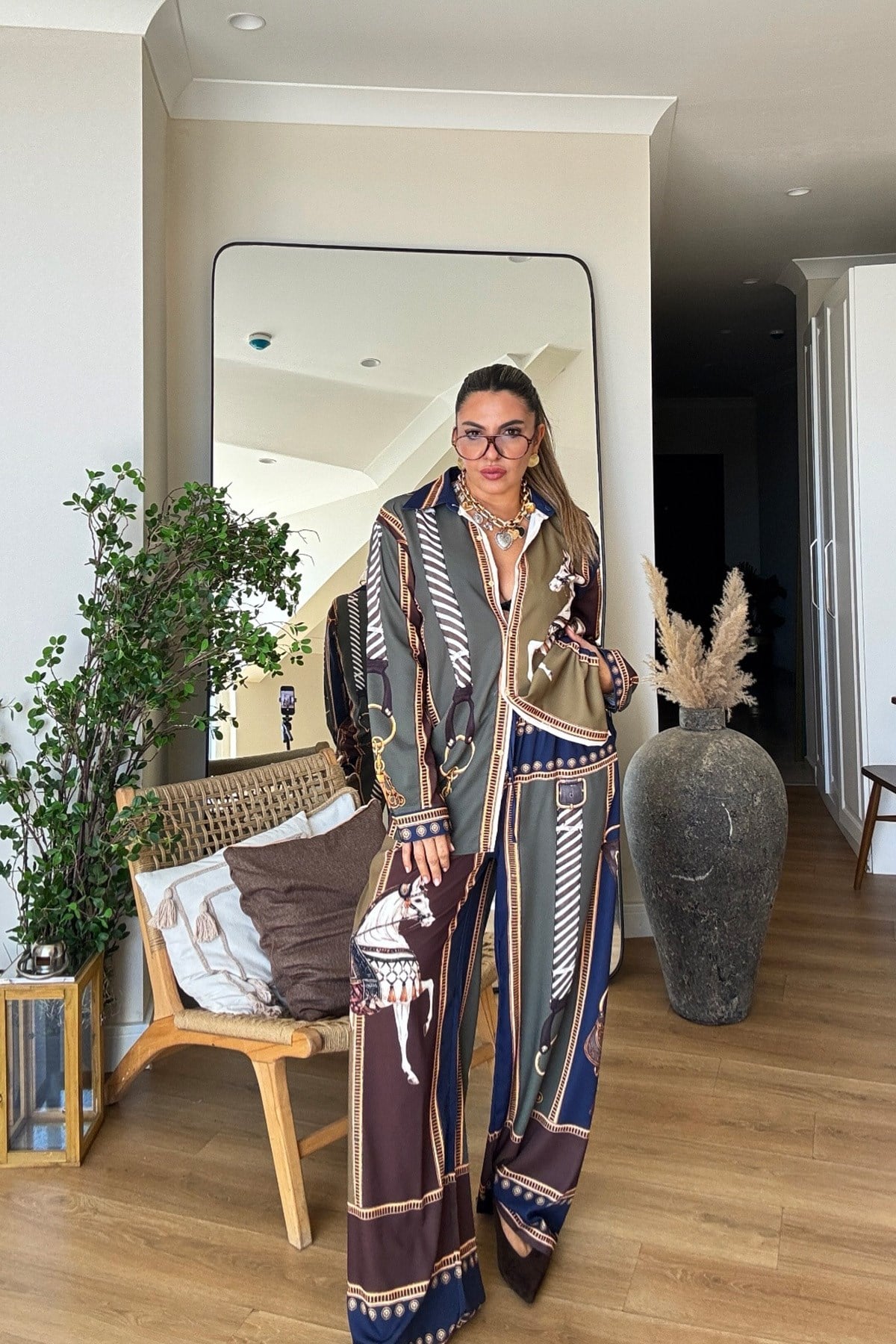 Marka Model Mat Saten Takım haki lacivert