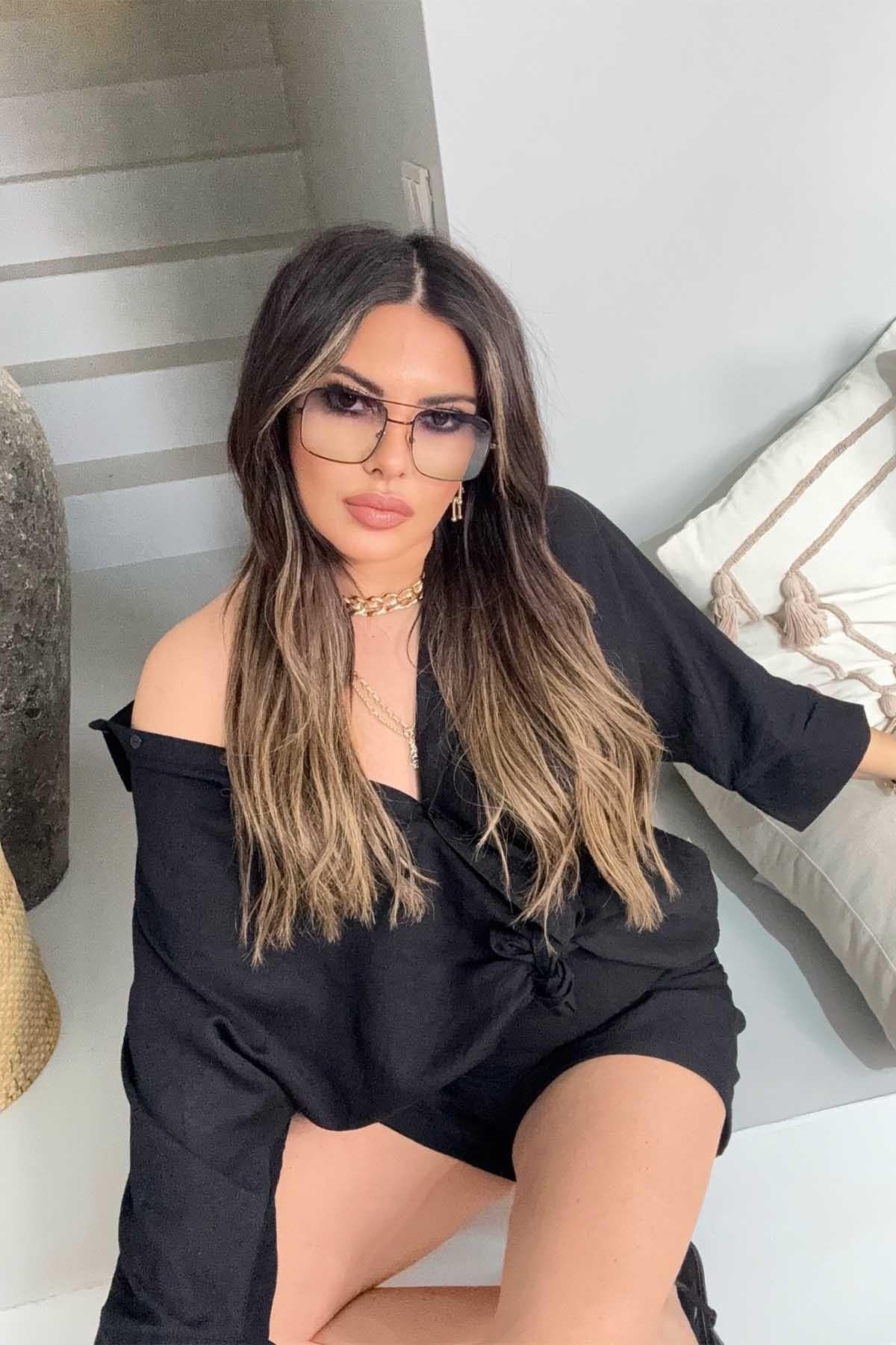 Massi Model Oversize Şortlu Takım Siyah