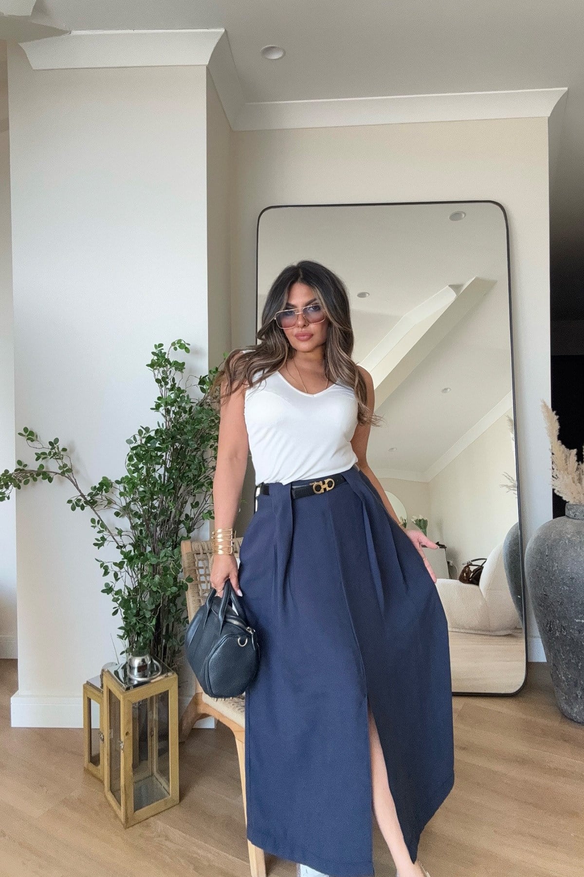 Modal Kumaş Askılı Atlet Ekru