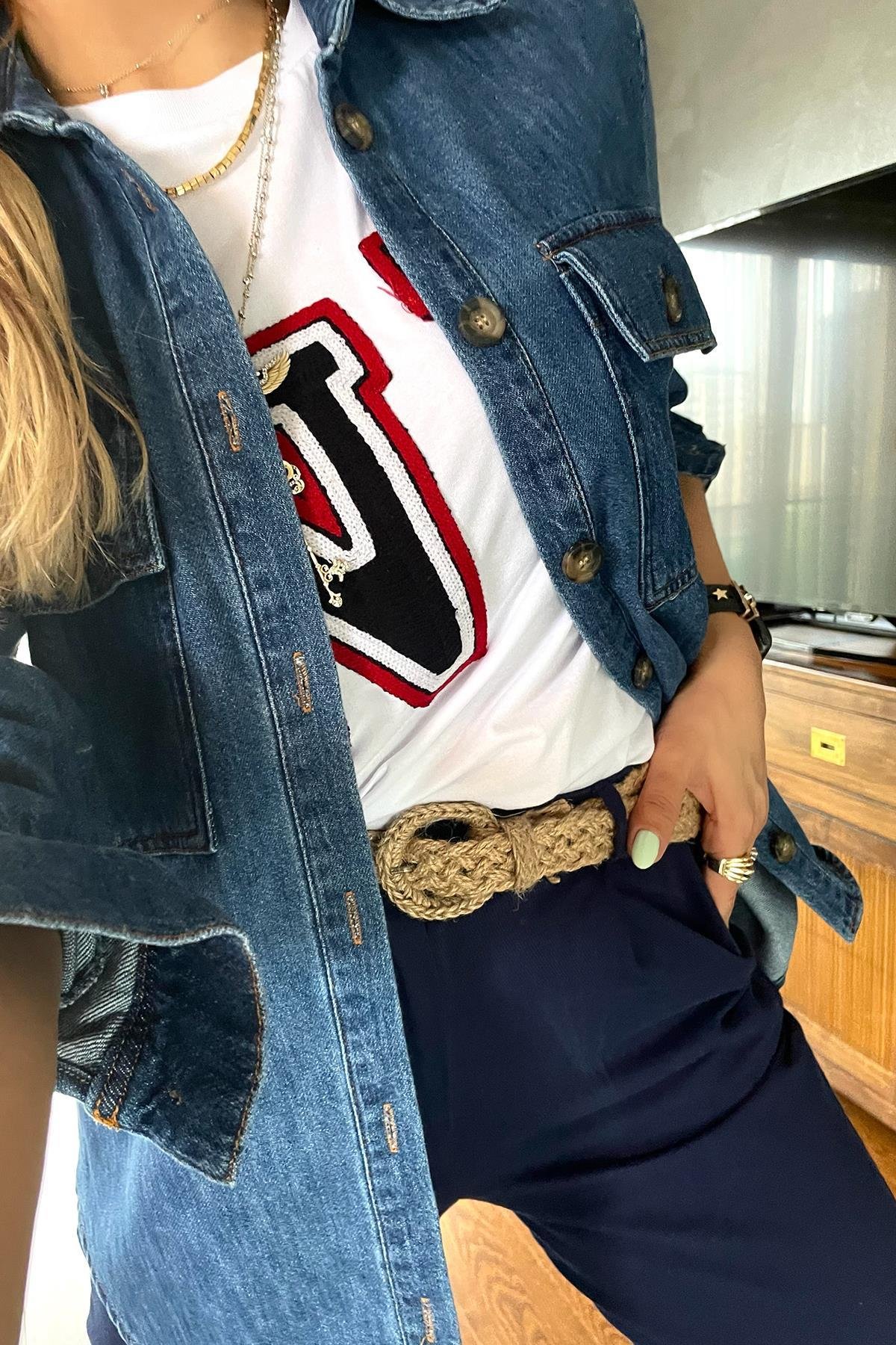 NY Tshirt Beyaz