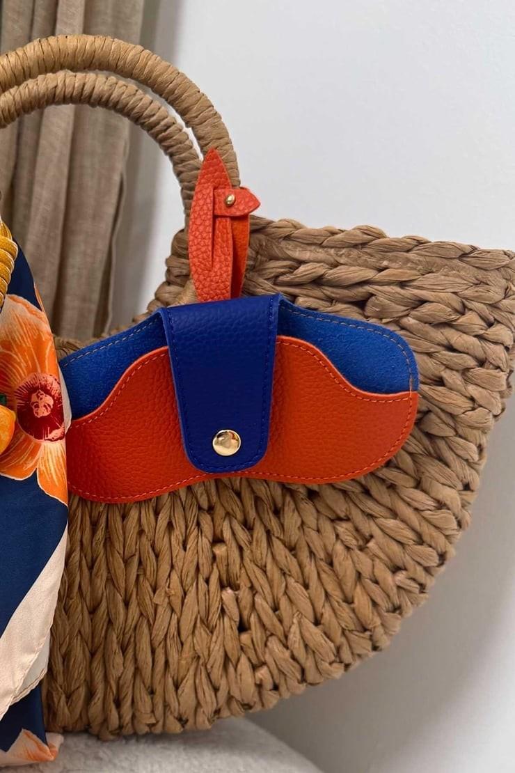 Örgü Hasır Çanta Camel