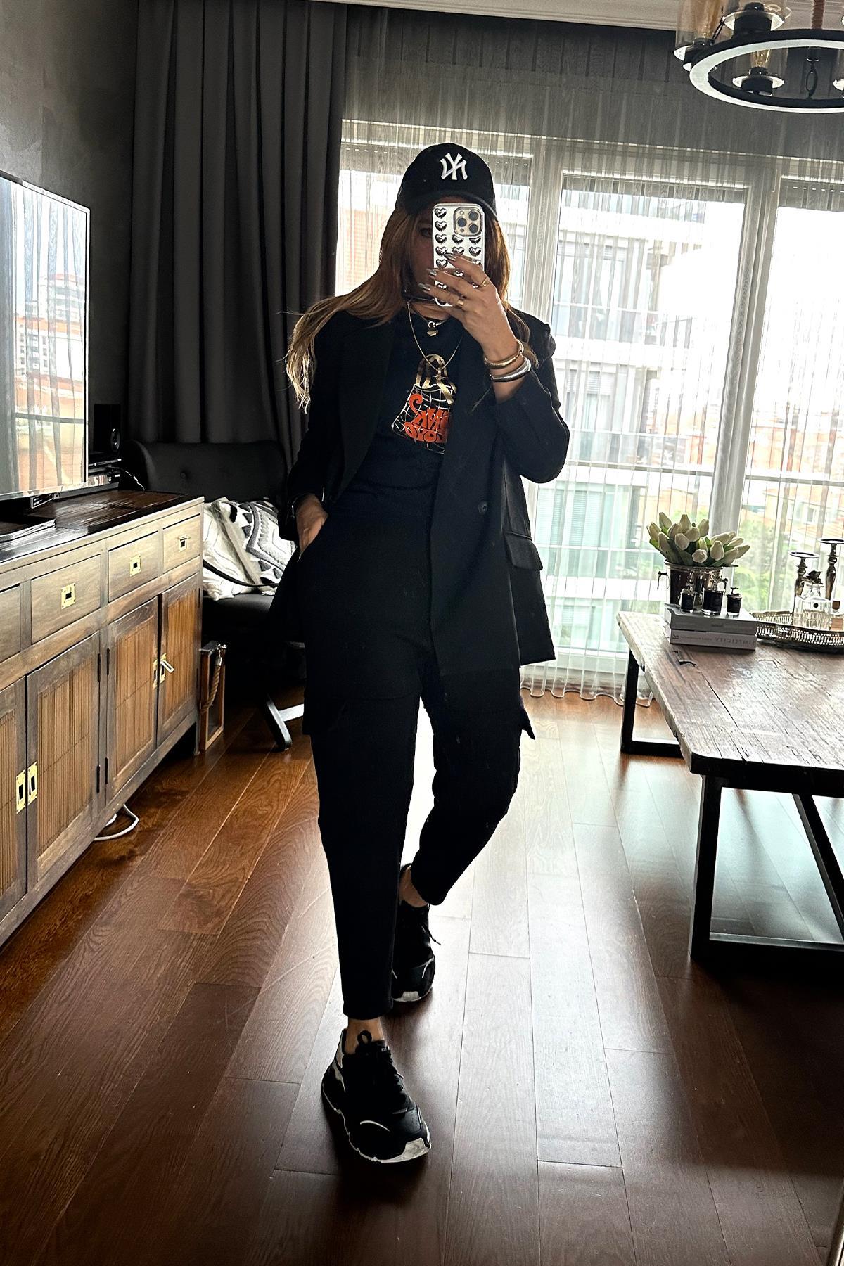Oversize Blazer Ceket Siyah