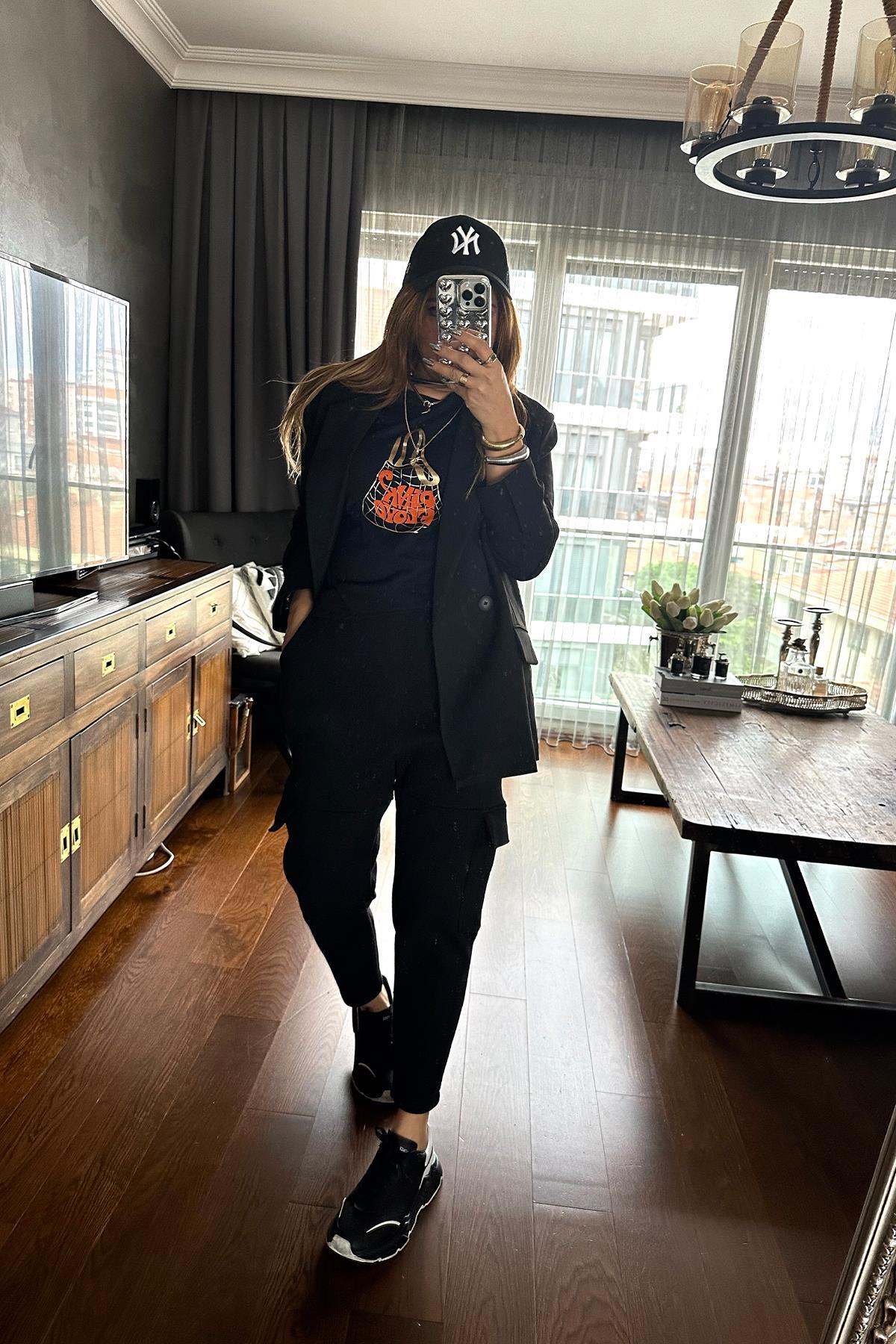 Oversize Blazer Ceket Siyah