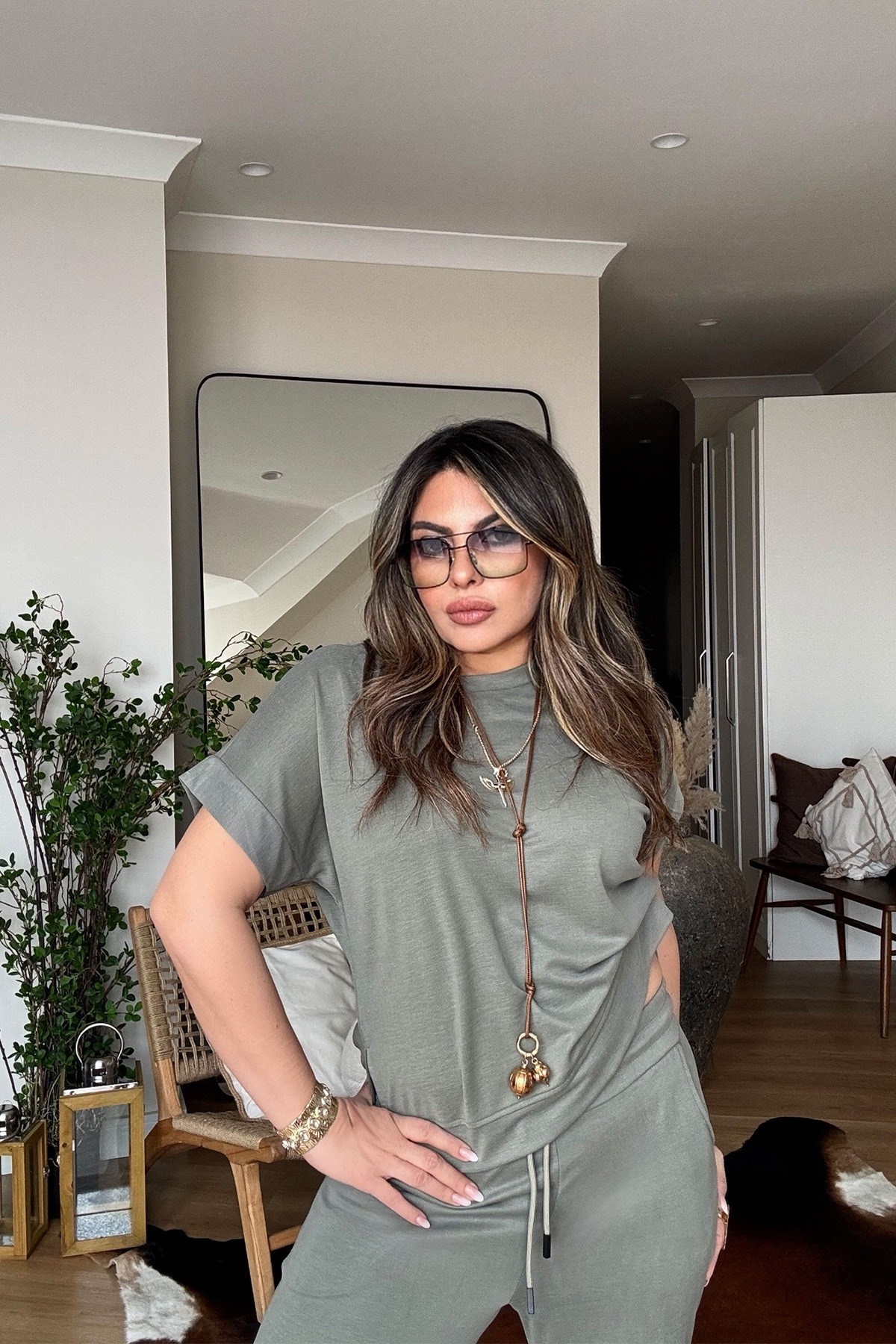 OYS Model Kısa Kollu Takım Haki
