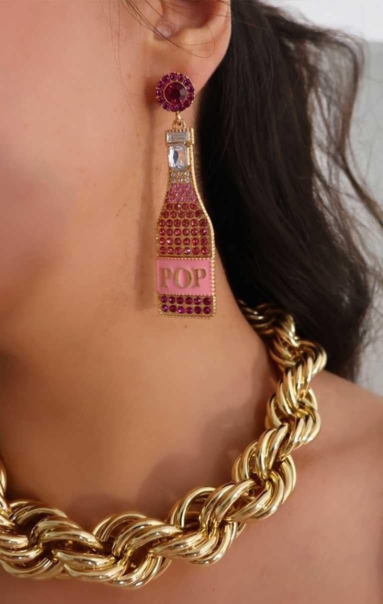 Pink Fizz Gold-Pembe