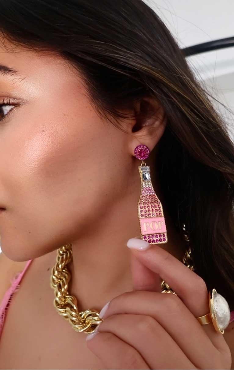 Pink Fizz Gold-Pembe