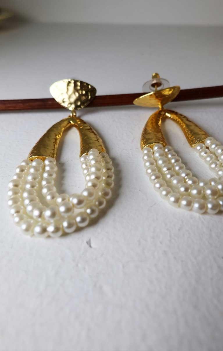 Salkım Küpe Gold