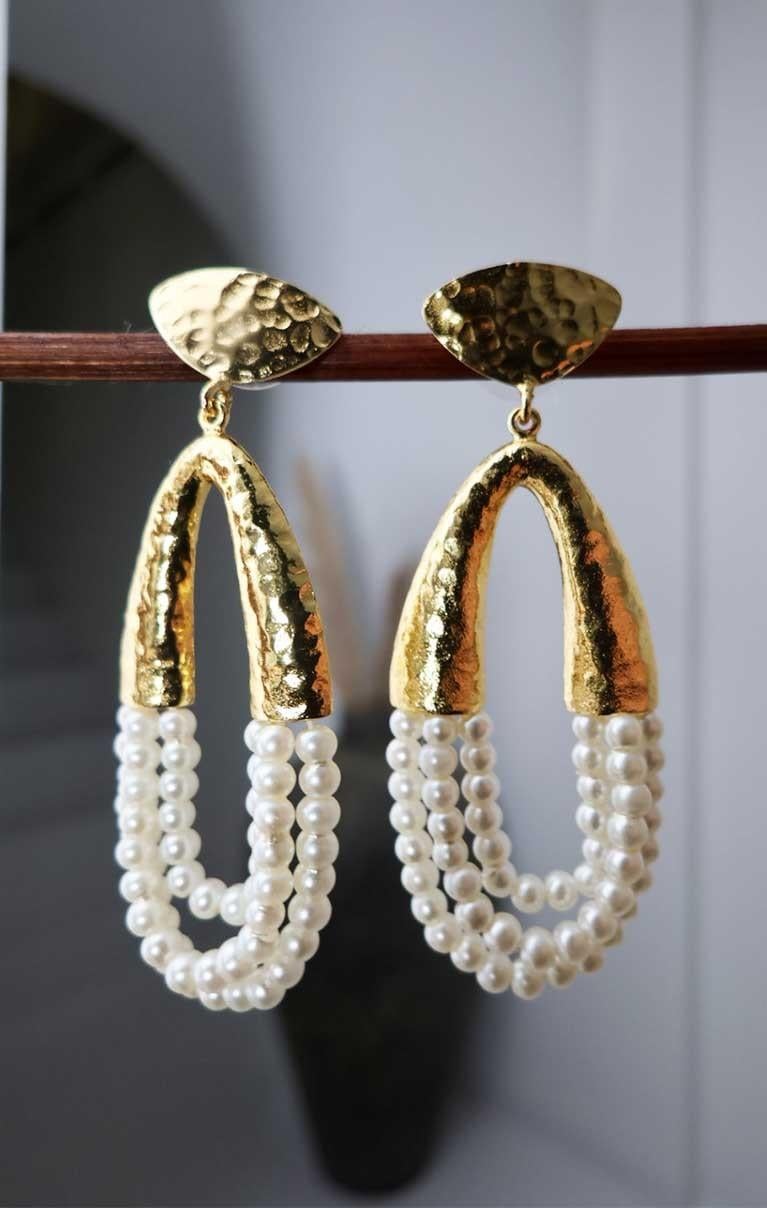 Salkım Küpe Gold